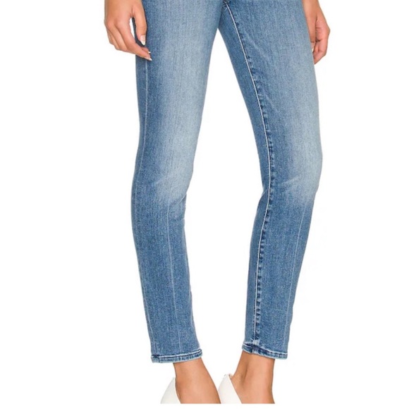 MOTHER The Looker Ankle Sz 24 in We The Animals Blue Stretch Jeans Orig $275 - Picture 2 of 13